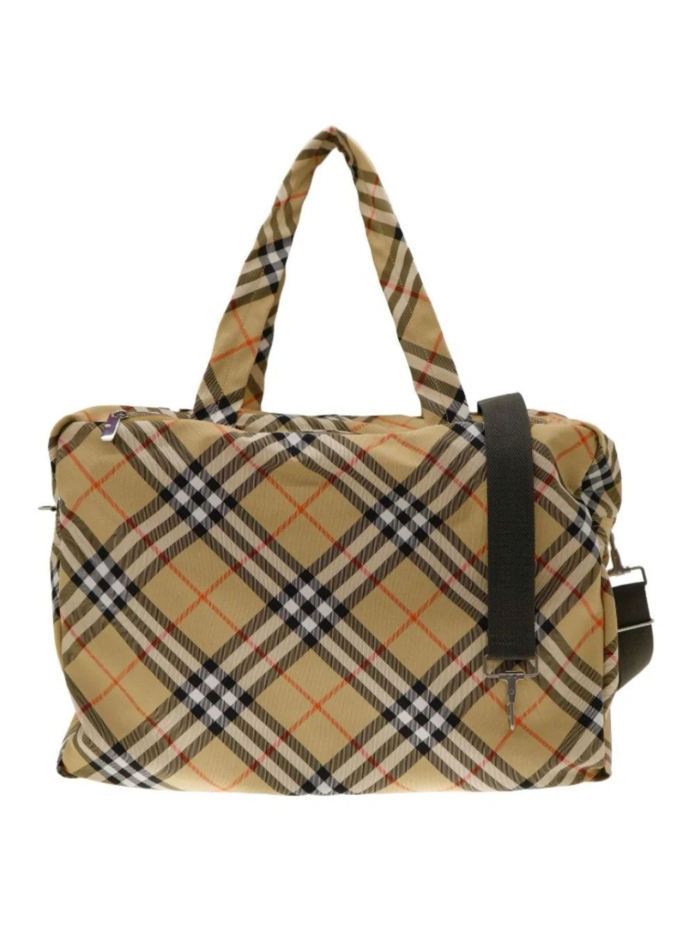 Burberry Classics Weekender Duffle Bag Large Check Canvas New